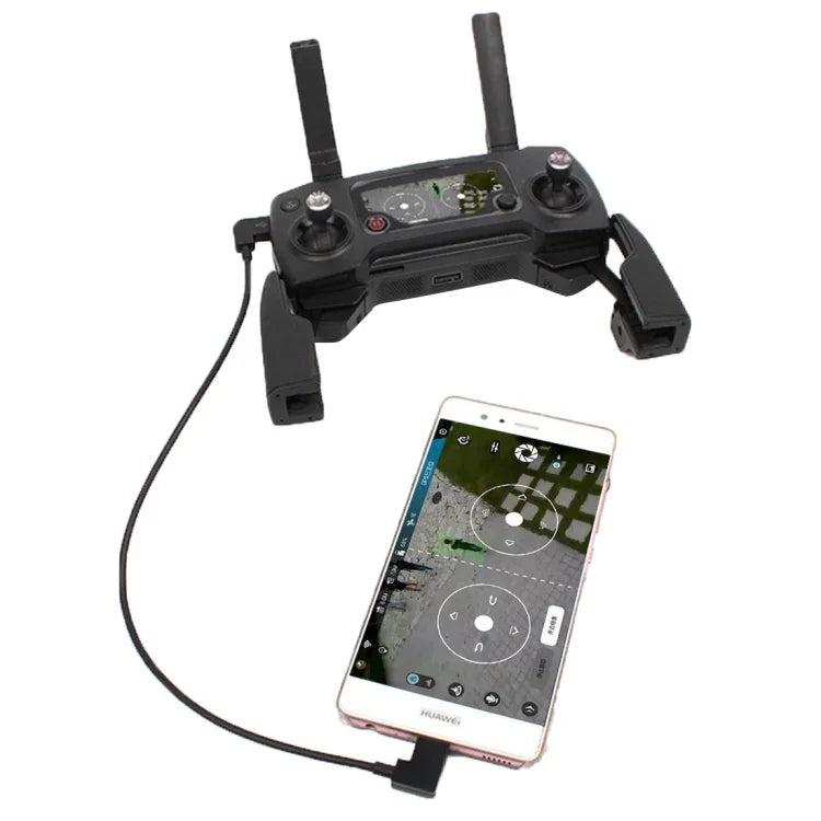 Cabo de Dados Conversor Micro USB para USB-C / Tipo-C de 30cm para Comando Remoto DJI MAVIC PRO & SPARK, Smartphones, Tablets, Micro USB para USB-C / Tipo-C