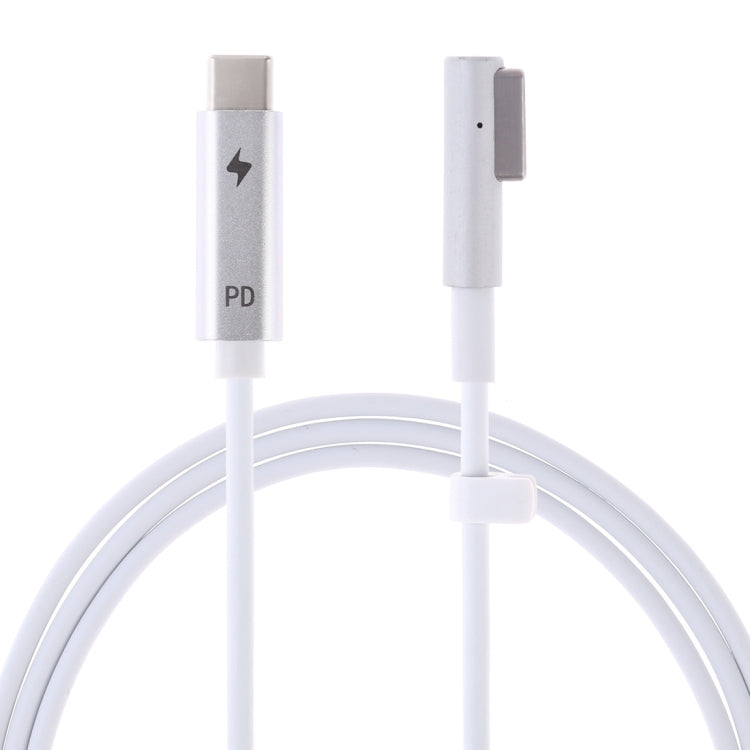 Cabo de Carregamento 85W 5 Pinos MagSafe 1 (Formato L) para USB-C / Type-C PD, 85W MagSafe 1