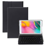 Capa de Couro para Tablet com Teclado Bluetooth Magnético Destacável Ultrafinah para Galaxy Tab A 8.0 2019 P200 / P205, com Suporte