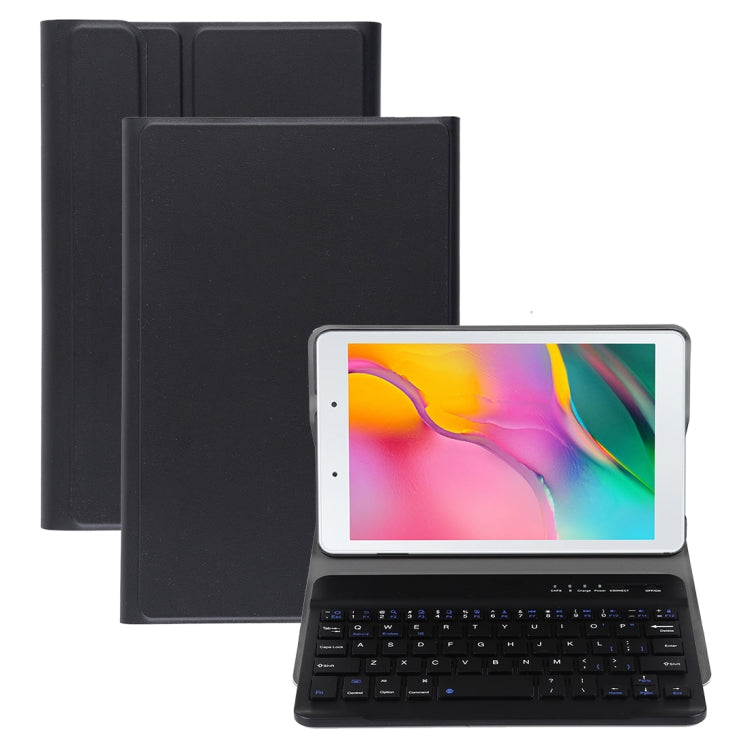 Capa de Couro para Tablet com Teclado Bluetooth Magnético Destacável Ultrafinah para Galaxy Tab A 8.0 2019 P200 / P205, com Suporte