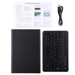 Capa de Couro para Tablet com Teclado Bluetooth Magnético Destacável Ultrafinah para Galaxy Tab A 8.0 2019 P200 / P205, com Suporte
