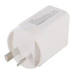Adaptador de energia 18W com ficha AU, Ficha AU