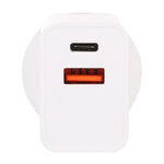 Adaptador de energia 18W com ficha AU, Ficha AU