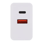 Carregador rápido 24W PD + QC3.0 com ficha EU, Ficha EU 24W