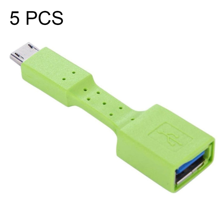 5 Unidades de Adaptador OTG Micro USB Macho para USB 3.0 Fêmea, Micro USB para USB 3.0