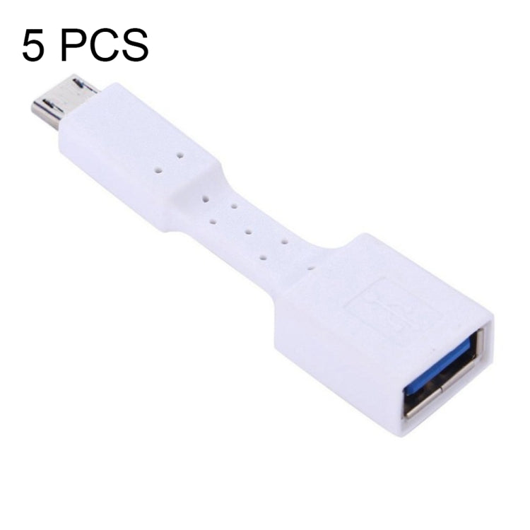 5 Unidades de Adaptador OTG Micro USB Macho para USB 3.0 Fêmea, Micro USB para USB 3.0