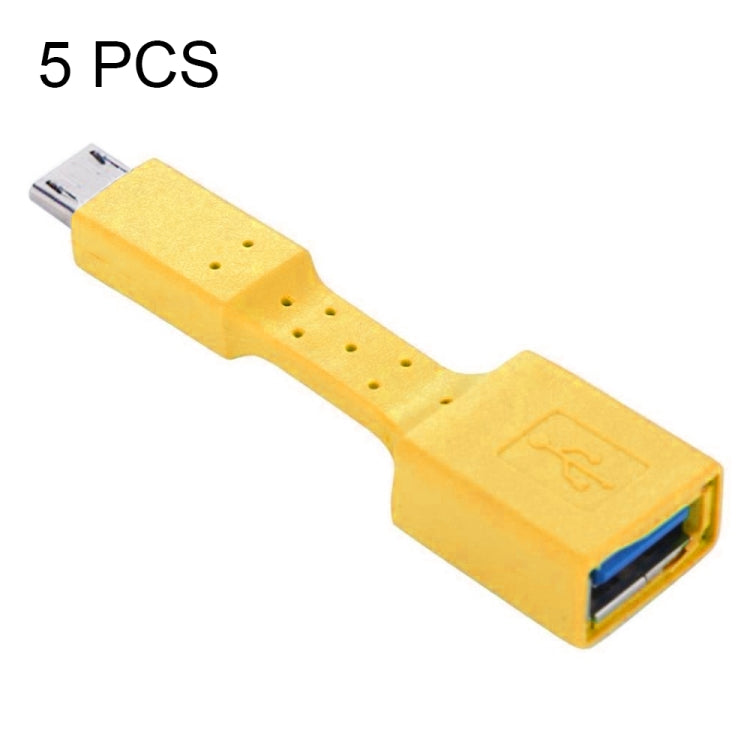 5 Unidades de Adaptador OTG Micro USB Macho para USB 3.0 Fêmea, Micro USB para USB 3.0