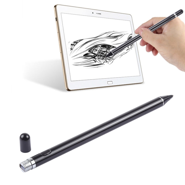 Caneta Stylus de Ecrã Tátil Capacitivo Recarregável Universal Longa com Ponta Metálica Superfina de 2,3mm para iPhone, iPad, Samsung e Outros Smartphones ou Tablets com Ecrã Tátil Capacitivo