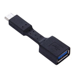 5 Unidades de Adaptador OTG USB-C / Tipo-C Macho para USB 3.0 Fêmea, USB-C / Tipo-C para USB 3.0