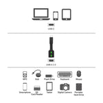 5 Unidades de Adaptador OTG USB-C / Tipo-C Macho para USB 3.0 Fêmea, USB-C / Tipo-C para USB 3.0