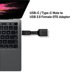 5 Unidades de Adaptador OTG USB-C / Tipo-C Macho para USB 3.0 Fêmea, USB-C / Tipo-C para USB 3.0