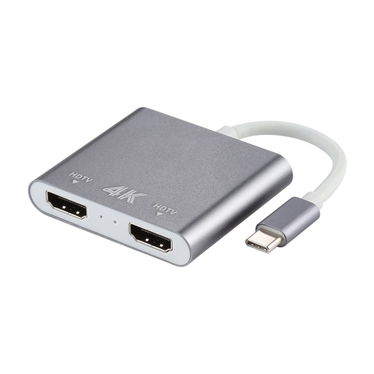 Adaptador de saída dupla HDMI 4K Ultra HD para USB-C / Type-C, 9175B