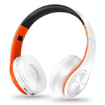 LPT660 Auriculares Bluetooth Estéreo Desportivos Dobráveis Sem Fios para Telemóveis com Suporte para Cartão TF