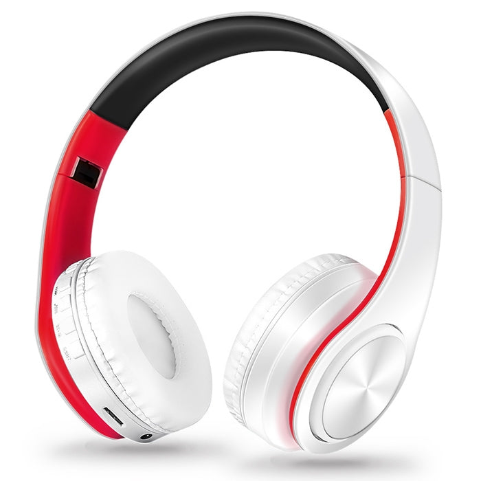 LPT660 Auriculares Bluetooth Estéreo Desportivos Dobráveis Sem Fios para Telemóveis com Suporte para Cartão TF