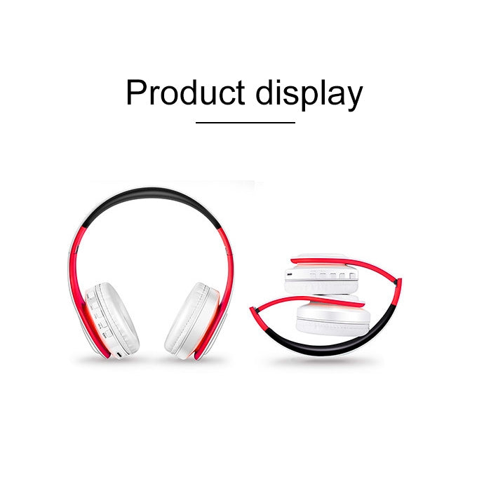 LPT660 Auriculares Bluetooth Estéreo Desportivos Dobráveis Sem Fios para Telemóveis com Suporte para Cartão TF