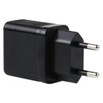 LZ-728 Carregador de Viagem 2 em 1 18W QC 3.0 USB + Cabo de Dados USB para USB-C / Tipo-C, Ficha UE, Comprimento do Cabo: 1m, com Cabo USB-C / Tipo-C
