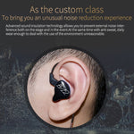 Auricular com Fio KZ ED12 Estilo Desportivo Intra-auricular com Jack 3,5mm e Controlo de Cabo, Comprimento do Cabo: 1,2m, ED12