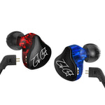 Auricular com Fio KZ ED12 Estilo Desportivo Intra-auricular com Jack 3,5mm e Controlo de Cabo, Comprimento do Cabo: 1,2m, ED12
