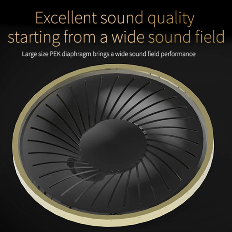 Auricular com Fio KZ ED12 Estilo Desportivo Intra-auricular com Jack 3,5mm e Controlo de Cabo, Comprimento do Cabo: 1,2m, ED12