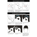 Para iPhone, iPad, Galaxy, Huawei, Xiaomi, LG, HTC e Outros Telemóveis Inteligentes, Design Colorido, Design em Fibra de Carbono