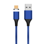 Cabo de Dados Magnético Trançado em Nylon M11 3A USB para Micro USB, Comprimento do Cabo: 2m, Micro USB
