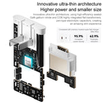 Carregador de Viagem Ultra-fino Original Huawei 66W GaN com Adaptador de Energia e Cabo Type-C / USB-C