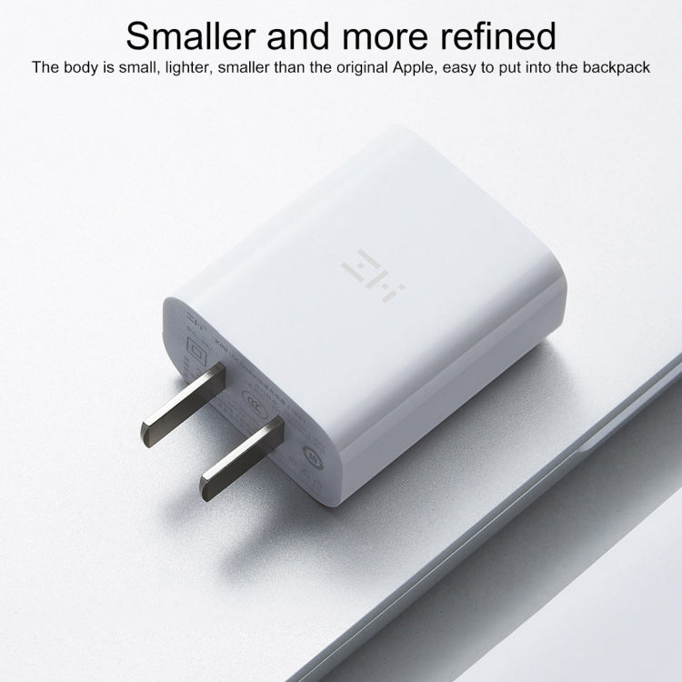 Adaptador de Energia Original Xiaomi Youpin ZMI 20W Type-C / USB-C de Carregamento Rápido, Ficha US