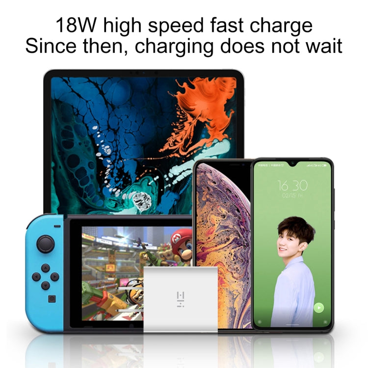 Adaptador de Energia Original Xiaomi Youpin ZMI 20W Type-C / USB-C de Carregamento Rápido, Ficha US