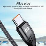 Cabo de Dados de Carregamento Rápido 4 em 1 66W 6A USB para 8 Pinos + Micro USB + Duplo USB-C / Type-C, Comprimento do Cabo: 2m, 2m, 2m 66W