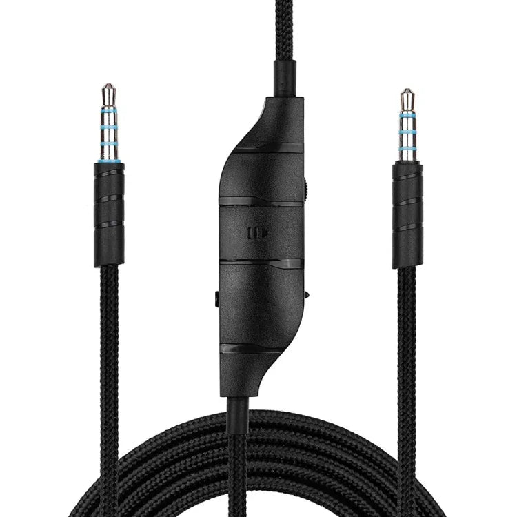 Cabo de Áudio para Auriculares Gaming 3,5mm Logitech G633 / G635 / G933 / G935 ZS0195, Comprimento do Cabo: 1,5m, Para Logitech G633 1,5m