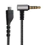 Conjunto 2 em 1 Cabo de Áudio + Cabo Adaptador para Auriculares SteelSeries Arctis 3 / 5 / 7 ZS0135, Cabo de Áudio + Cabo Adaptador