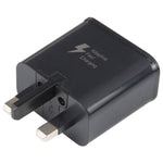 Adaptador de Viagem de Carregamento Rápido EP-TA20UWE com Porta USB Única, Ficha UK, USB Único