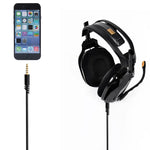 Cabo de Áudio para Auriculares com Controlo de Volume Macho para Macho 3,5mm Logitech Astro A10 / A40 / A30 ZS0175, Comprimento do Cabo: 2m, Para Logitech Astro A10 2m