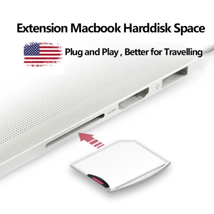 Adaptador de Cartão Micro SD / TF para SD para MacBook Air / Pro, Suporta até 512GB, 512GB