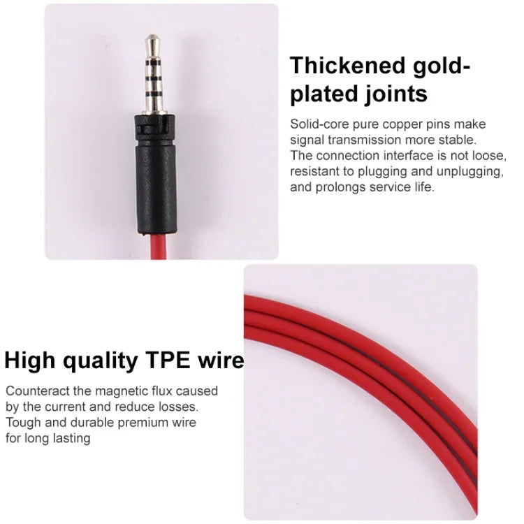 Cabo de Auriculares com Fios 3,5mm para 2,5mm ZS0008