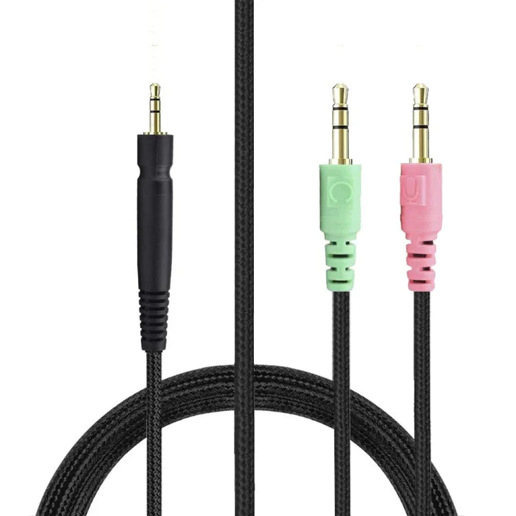 Cabo para Auriculares Gaming Versão PC para Sennheiser PC 373D GSP350 GSP500 GSP600 G4ME ONE GAME ZERO ZS0076, Versão PC