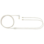 Cabo de Áudio Codificado para Auriculares Shure SE535 SE215 UE900 W40 SE425 ZS0089 Branco