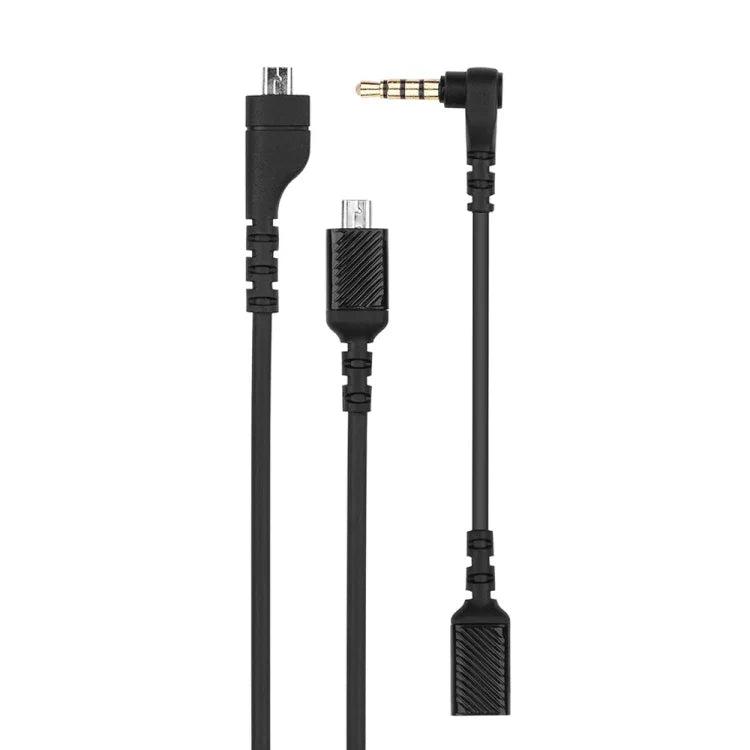 ZS0167 Cabo de Ligação para Placa de Som + Cabo Adaptador para Auscultadores Steelseries Arctis 3 5 7, Cabo para Placa de Som + Cabo Adaptador