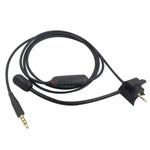 ZS0217 Cabo de Áudio para Headset Gaming com Cancelamento de Ruído para BOSE QC35I / QC35II