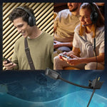 ZS0217 Cabo de Áudio para Headset Gaming com Cancelamento de Ruído para BOSE QC35I / QC35II