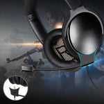 ZS0217 Cabo de Áudio para Headset Gaming com Cancelamento de Ruído para BOSE QC35I / QC35II