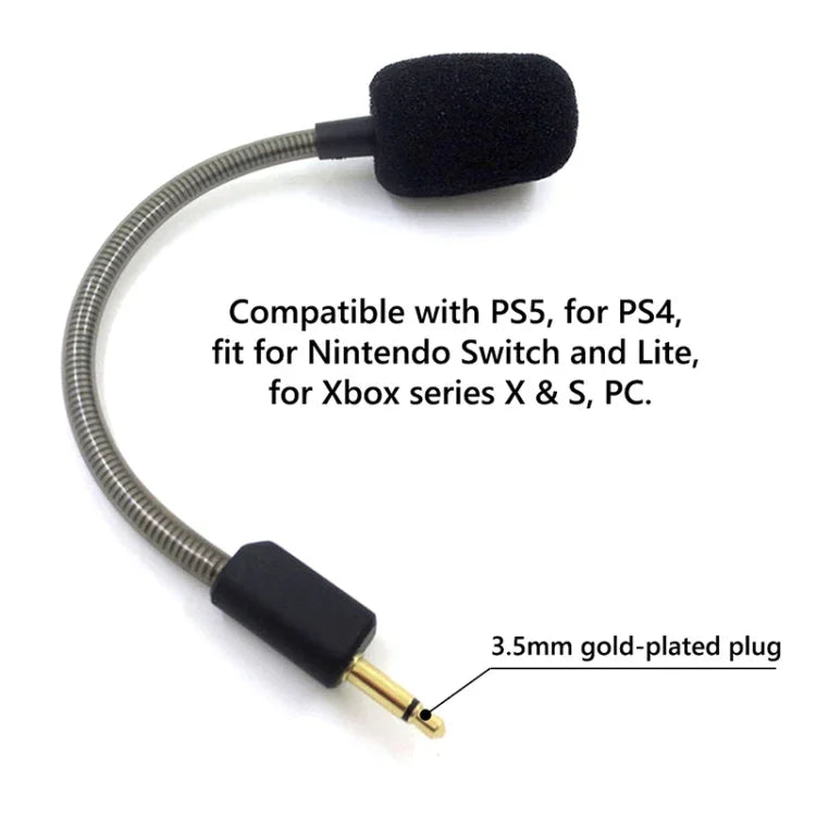 ZS0221 Microfone com Cancelamento de Ruído para Auscultadores Razer BlackShark V2/V2SE/V2 PRO, ZS0221