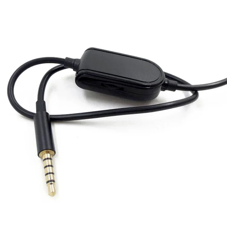 ZS0086 Cabo de Áudio para Headset Gaming com Controlo de Volume para Logitech Astro A10 A40 A30, Versão com Controlo de Volume