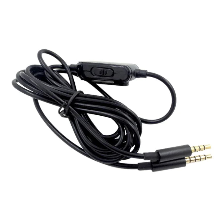 ZS0086 Cabo de Áudio para Headset Gaming com Controlo de Volume para Logitech Astro A10 A40 A30, Versão com Controlo de Volume