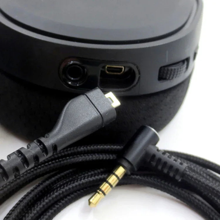 ZS0169 Cabo de Áudio para Auscultadores USB Trançado para SteelSeries Arctis 3 / 5 / 7 / Pro, ZS0169