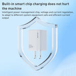Carregador Rápido da Série de Energia WK WP-U140 33W USB+USB-C/Tipo-C, Especificações: Ficha EUA, 33W Ficha EUA