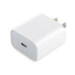 Adaptador de Energia de Carregamento Rápido 20W Type-C / USB-C PD, Ficha US, 20W 0.5A Ficha US, 20W Ficha EU