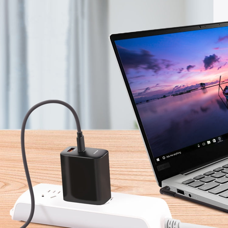 Cabo de carregamento de energia para portátil USB-C / Type-C para 4.0 x 1.7mm, comprimento do cabo: cerca de 1,5m, Type-C para cabeça de bala 4.0 x 1.7mm