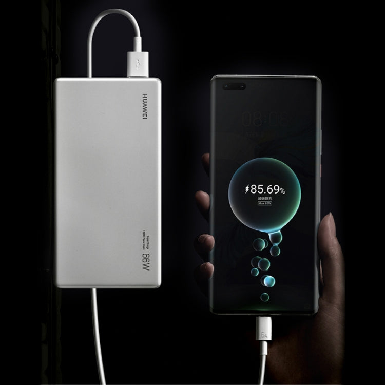 Cabo de dados original Huawei CC790 USB Tipo-A para USB-C / Type-C 6A, comprimento do cabo: 1m