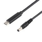 Cabo de carregamento de energia para portátil USB-C / Tipo-C para 5,5 x 2,1mm, Comprimento do cabo: cerca de 1,5m, Tipo-C para 5,5 x 2,1mm